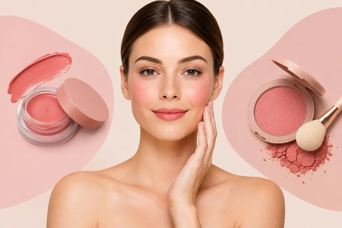 Cream Blush Versus Powder Blush for Your Skin