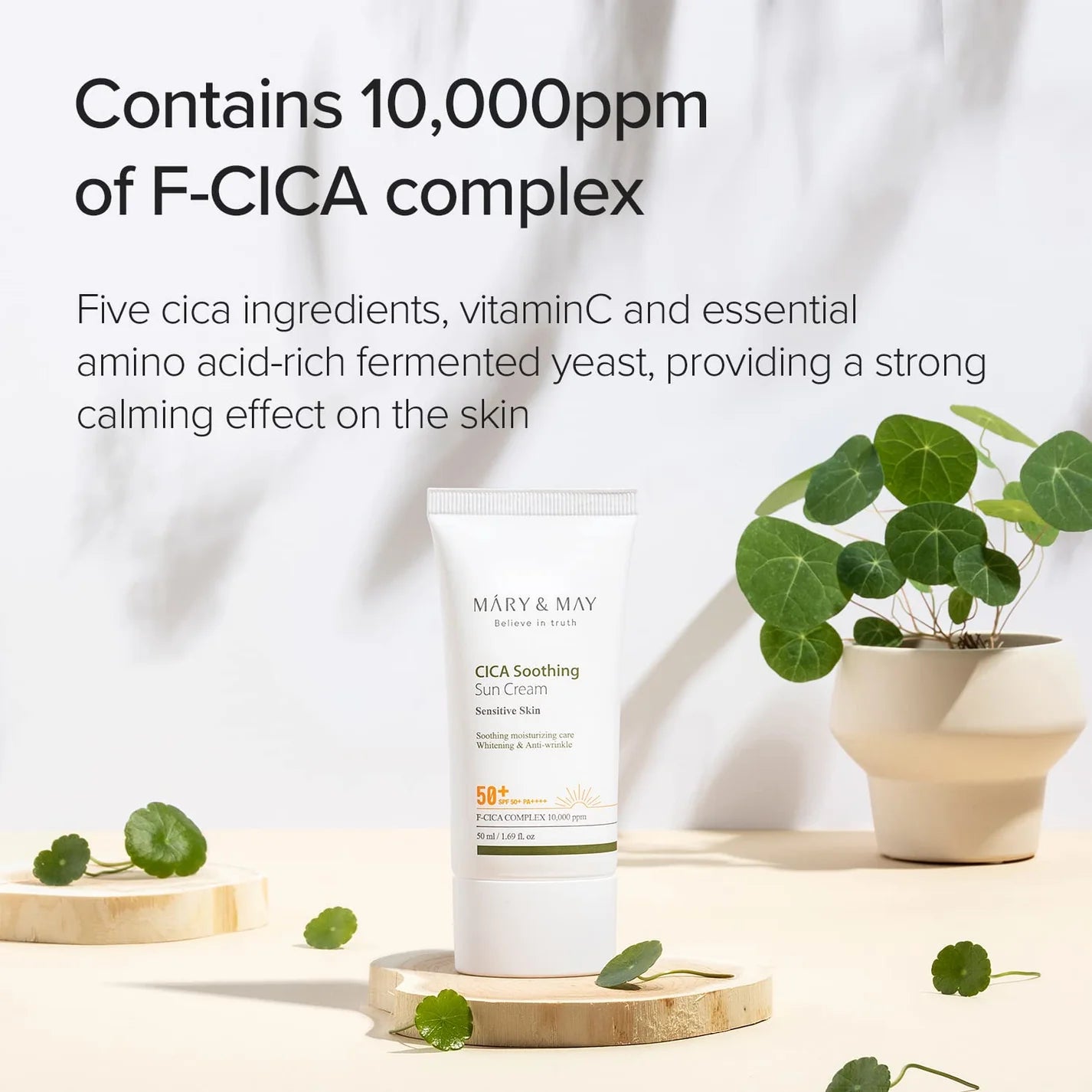 Mary & My Vegan CICA Soothing Sun Cream 50 ml