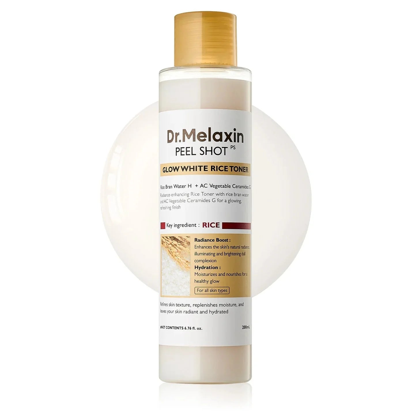 Dr Melaxin Glow White Rice Toner 200 ml