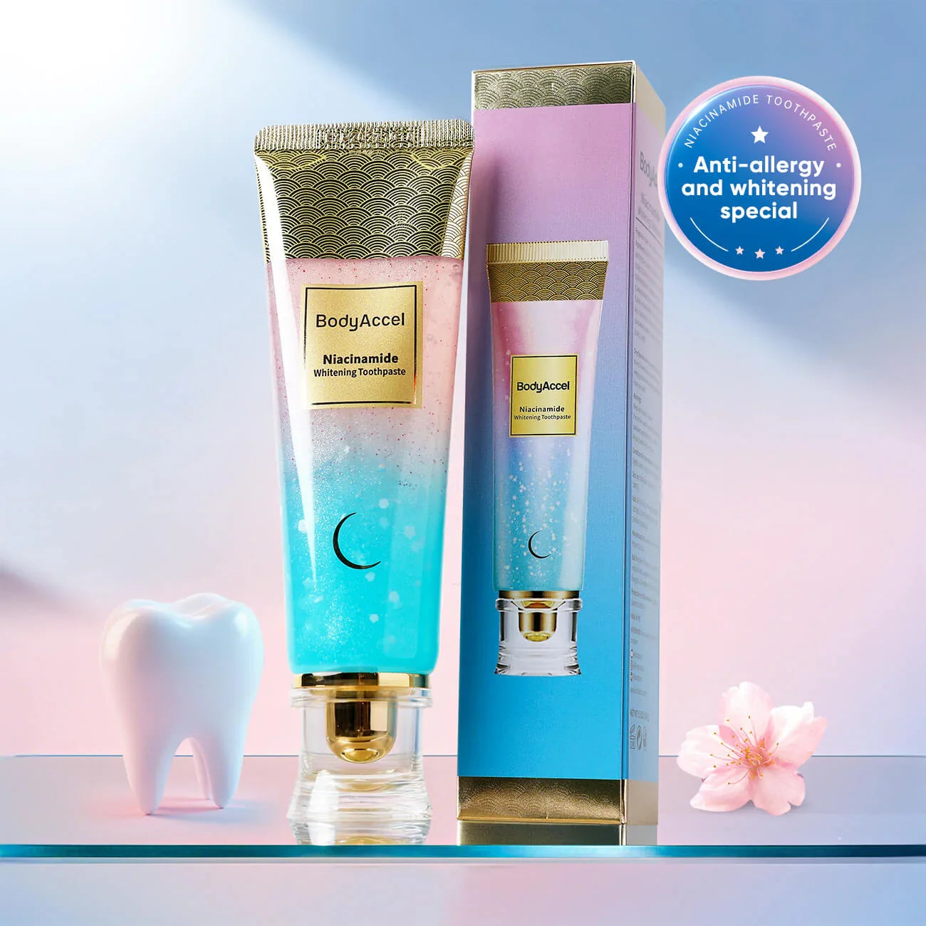 Bodyaccel Niacinamide Whitening Toothpaste 100 g
