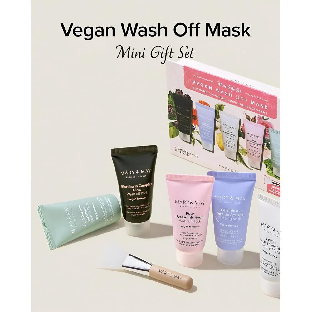 Mary & May Mini Gift Set Vegan Wash Off Mask