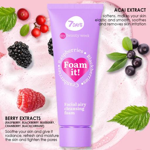 7days my beauty week facial airy cleansing foam foam it 80 ml