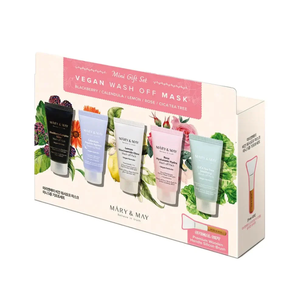 Mary & May Mini Gift Set Vegan Wash Off Mask