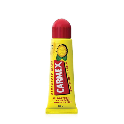 carmex pineapple mint lip balm tube 10 g