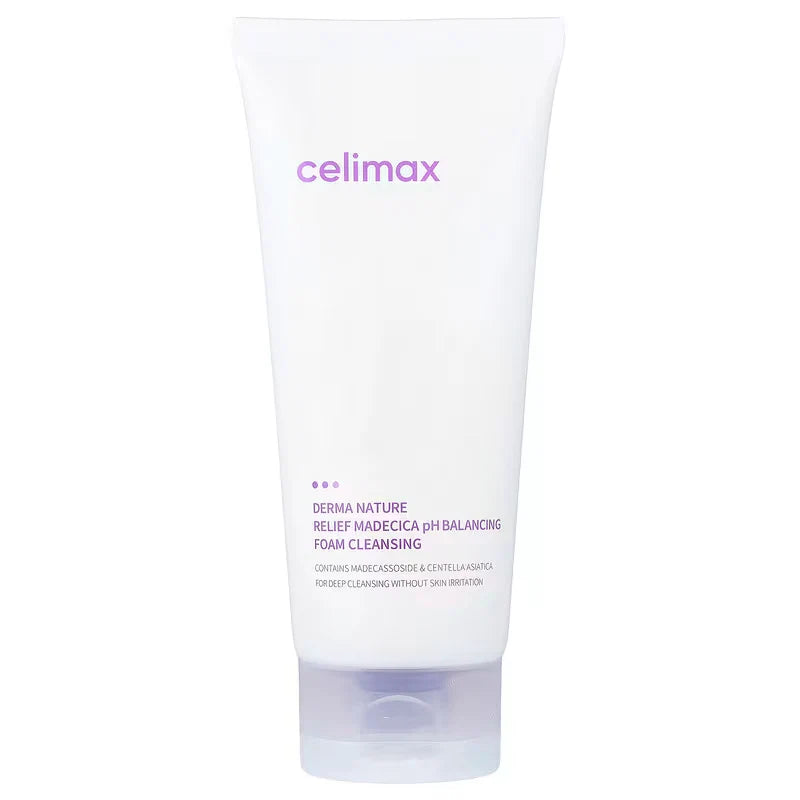celimax derma nature relief madecica ph balancing foam cleansing