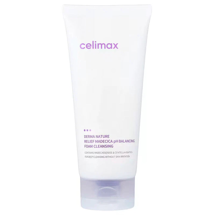 غسول وجه لطيف Celimax Derma Nature Relief Madecica Ph Balancing Foam Cleansing