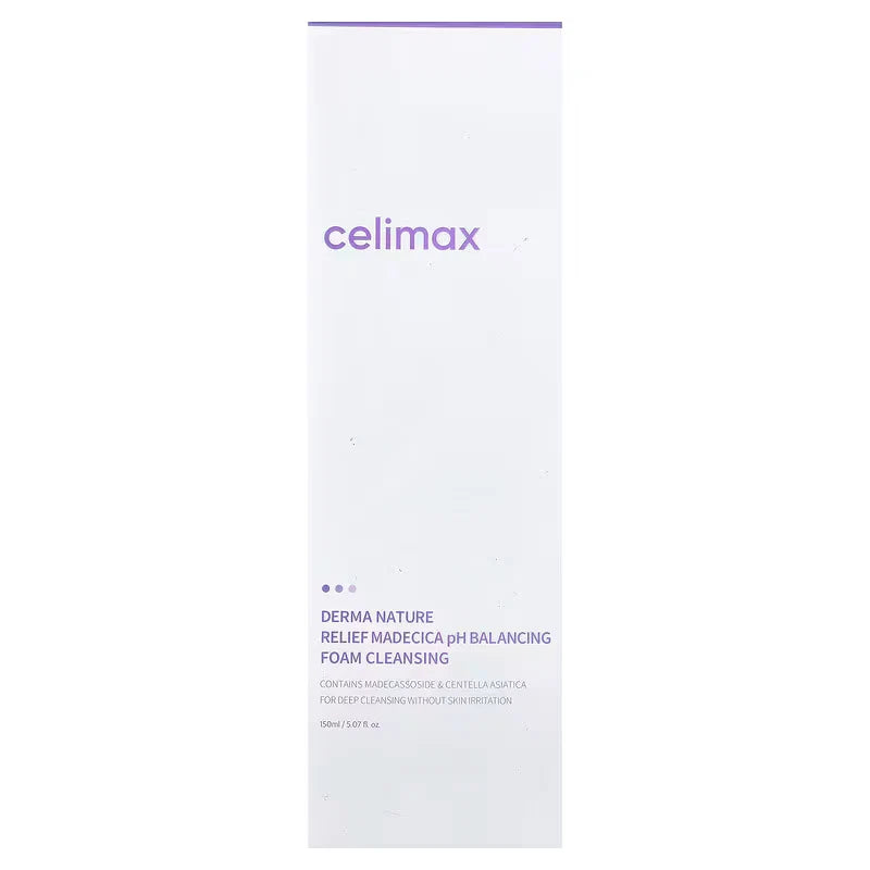 celimax derma nature relief madecica ph balancing foam cleansing