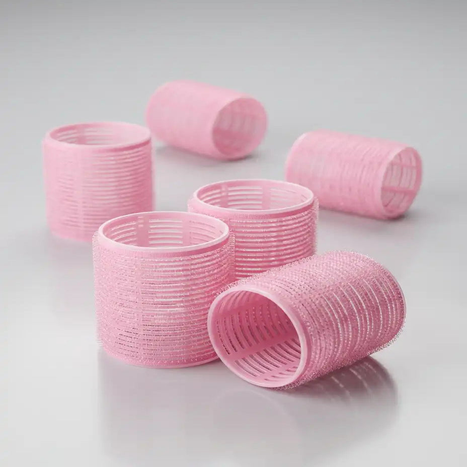 HAIR PRO HAIR ROLLERS-PEACH-6PCS