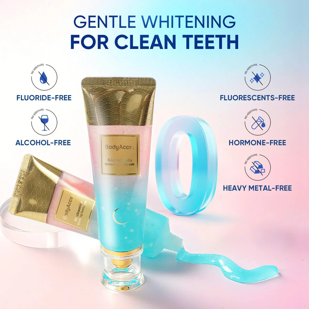 Bodyaccel Niacinamide Whitening Toothpaste 100 g