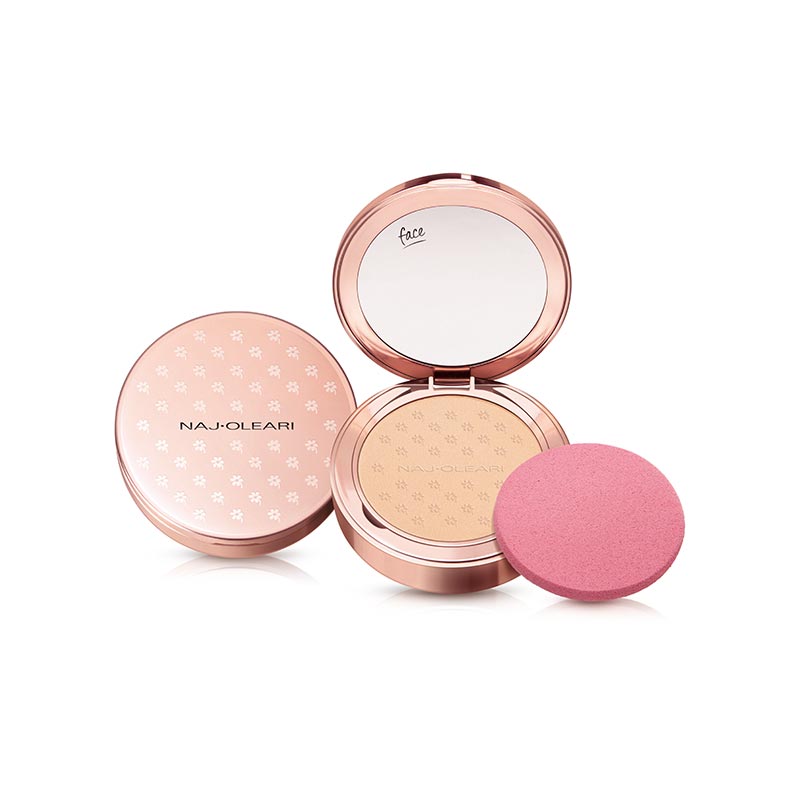 Naj.Oleari Make Up Silk Feel Wet And Dry Powder Foundation 02 Peach Pesca