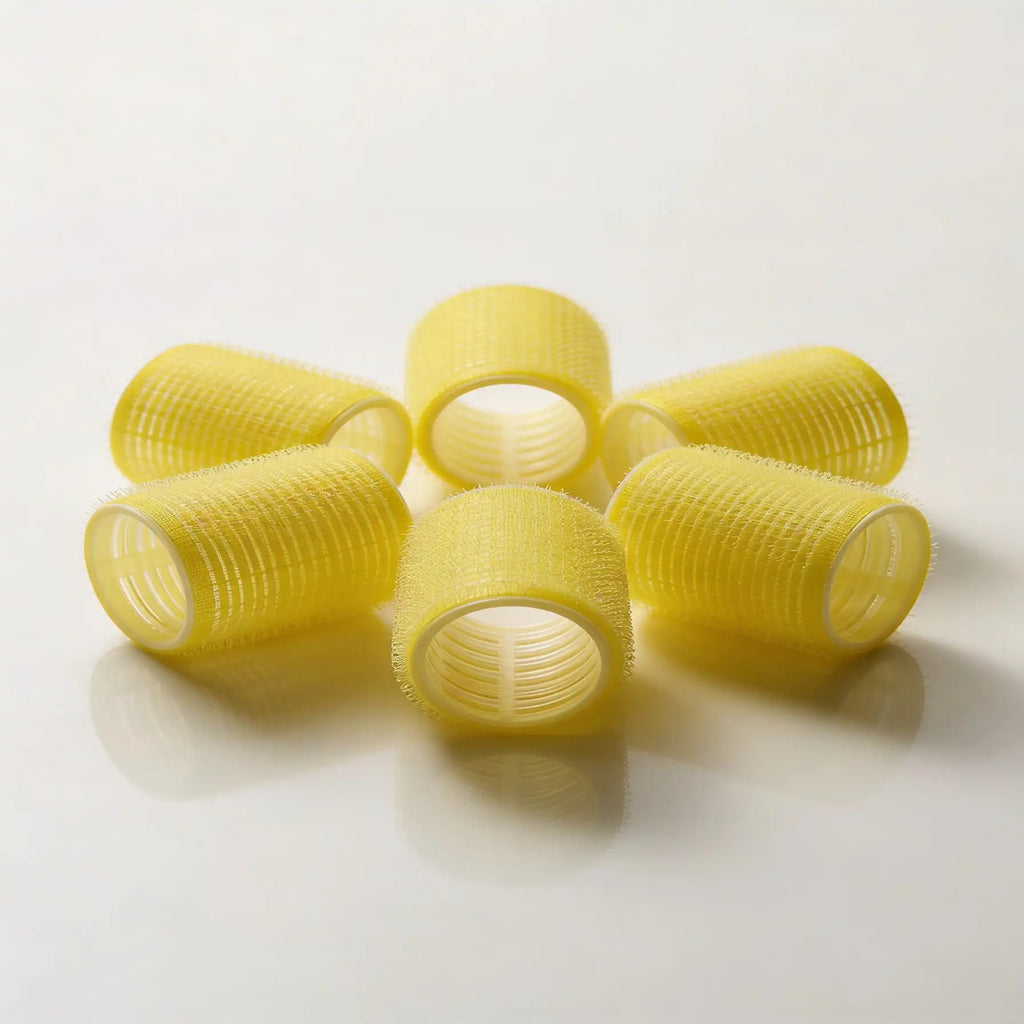 HAIR PRO HAIR ROLLERS-YELLOW-6PCS