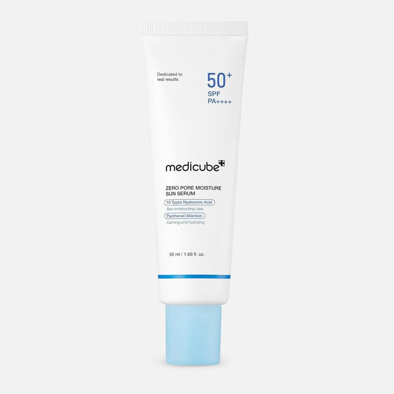 سيروم مرطب شمس بمستخلص نبات الزيرو بور من ميديكوب بمعامل حماية SPF 50+، 50 مل