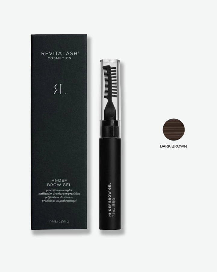 منتج مكياج Revitalash Makeup Collection Hi Def Brow جل البقع الداكنة Brown
