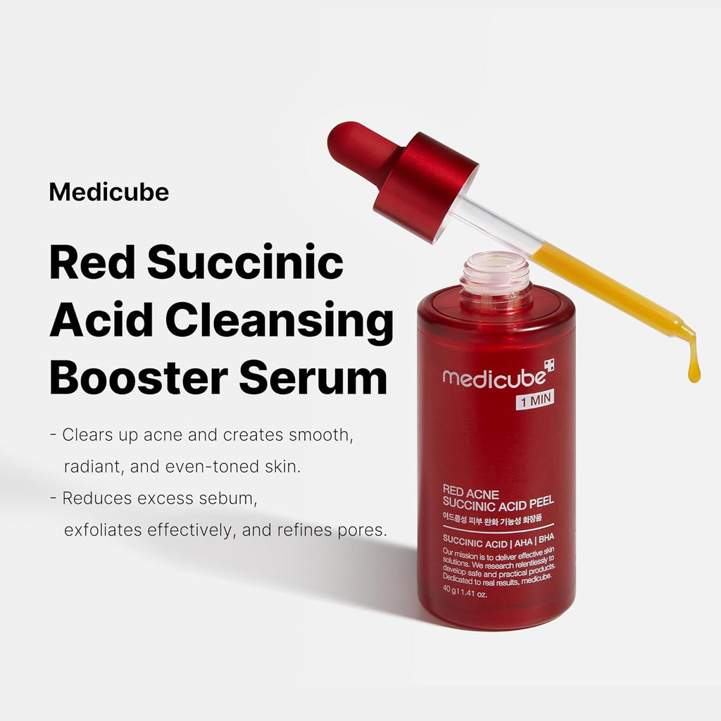 Medicube 1 Min Red Acne Succinic Acid Peel 40 g