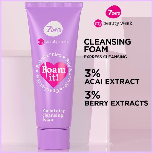7days my beauty week facial airy cleansing foam foam it 80 ml