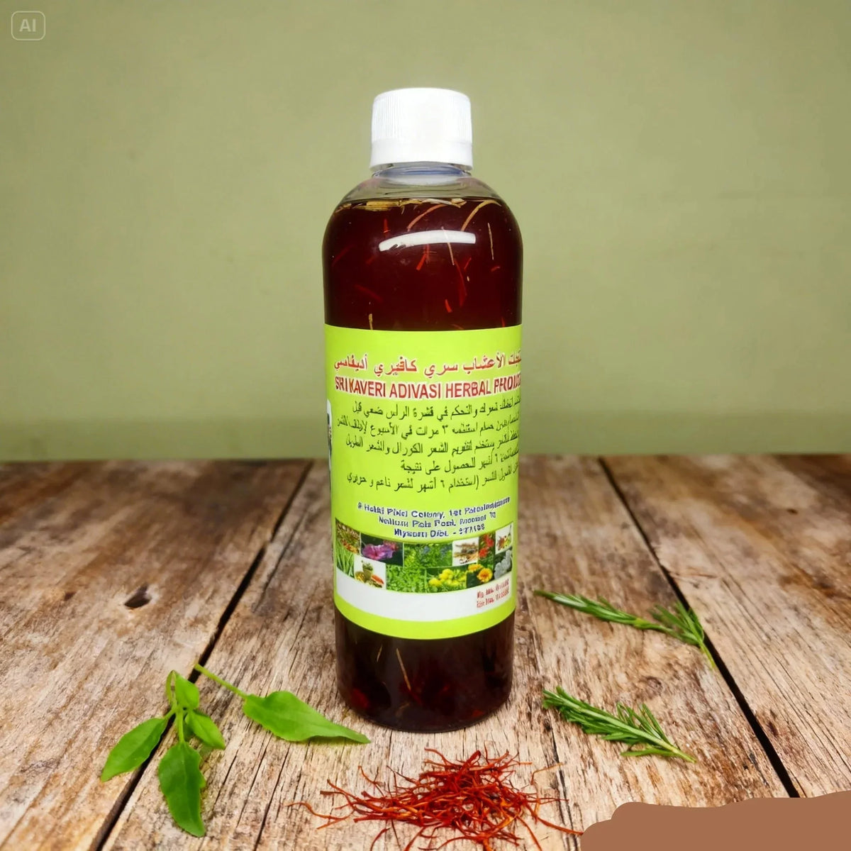 Adivasi Herbal Hair Oil 100% Natural 500 Ml - product image 3