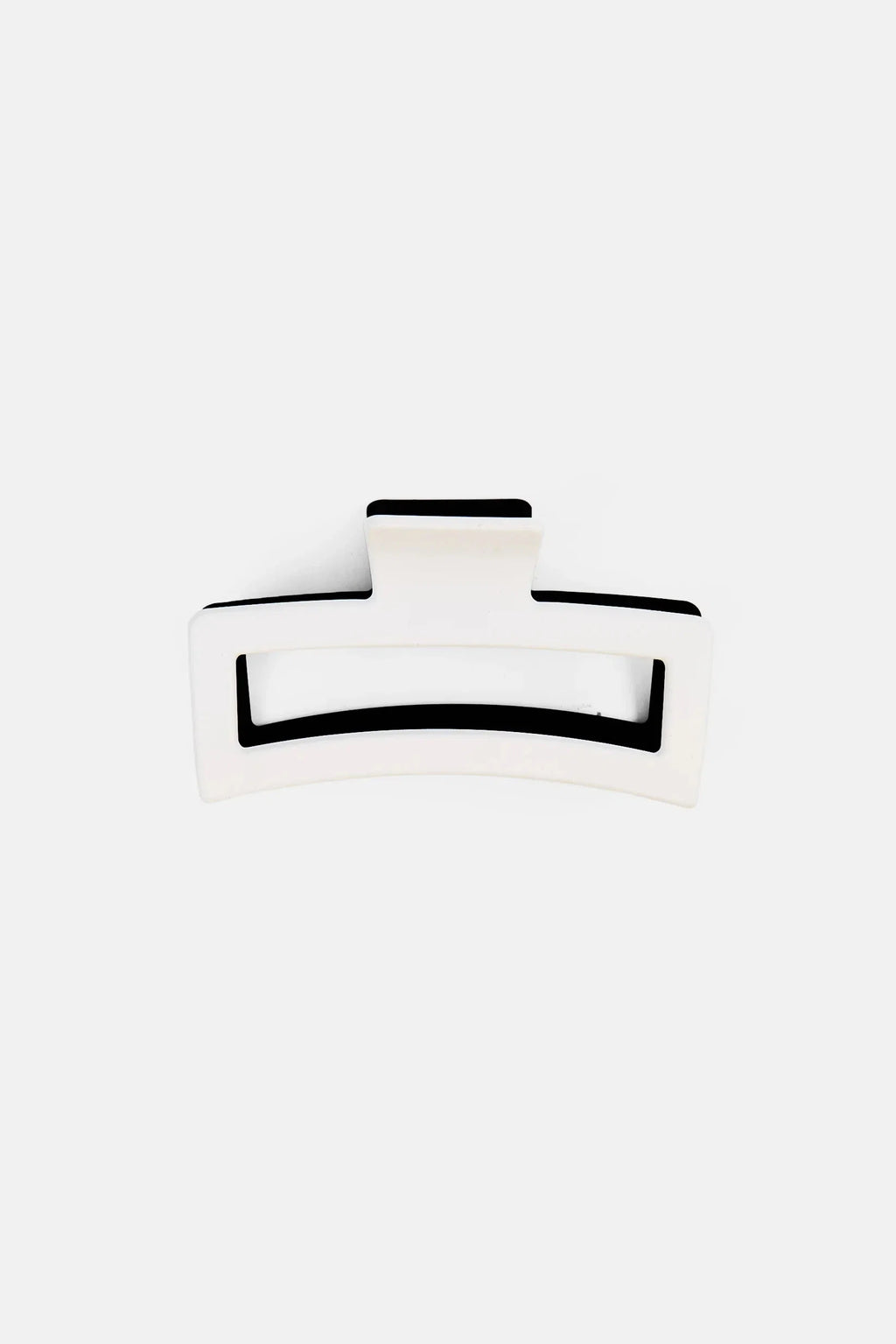 FUCHSIA LARGE HAIR CLAW CLIPS - BLACK & WHITE