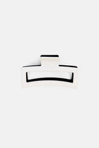 FUCHSIA LARGE HAIR CLAW CLIPS - BLACK & WHITE