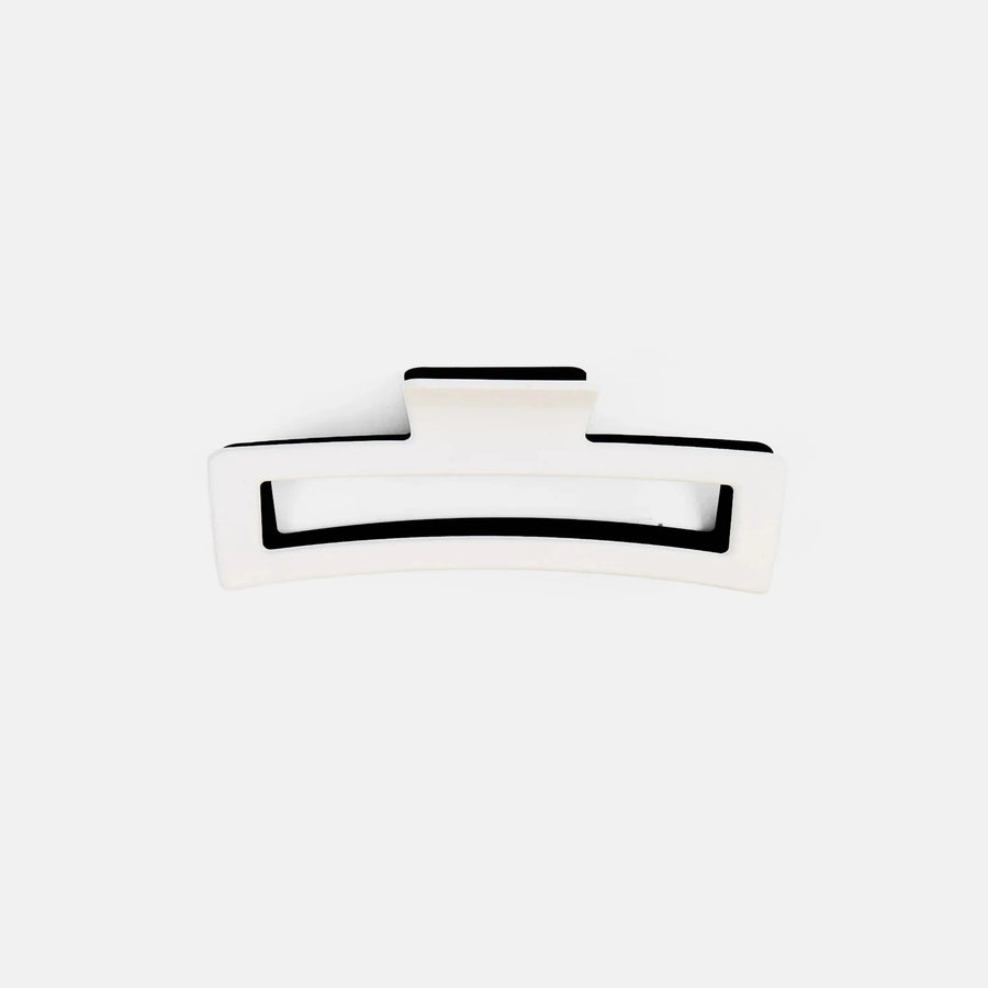 fuchsia large hair claw clips black white