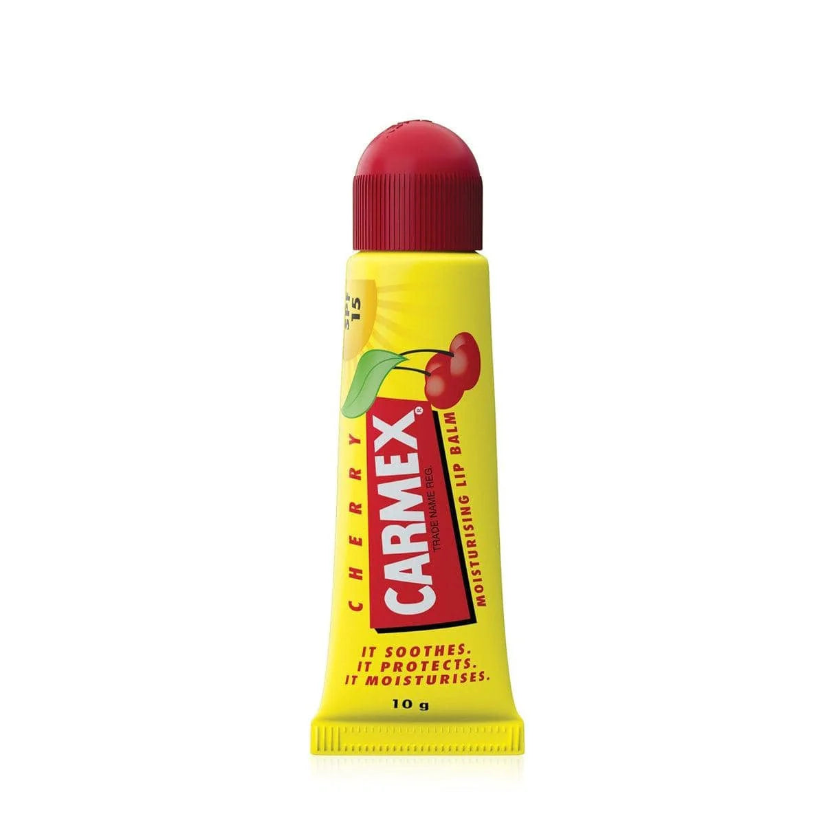 carmex cherry lip balm tube 10 gm
