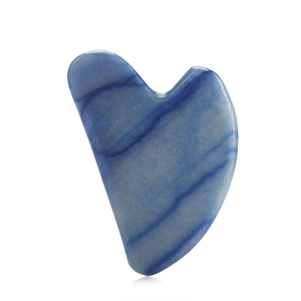 cozmo gua sha and jade roller facial massager kit blue
