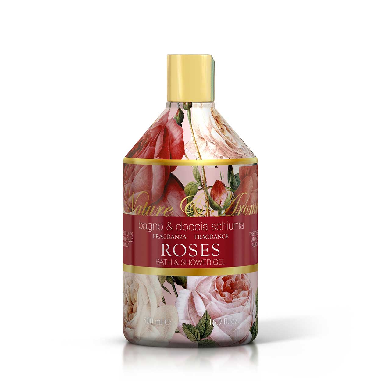 Rudy Nature & Arome Roses Bath & Shower Gel 500ml