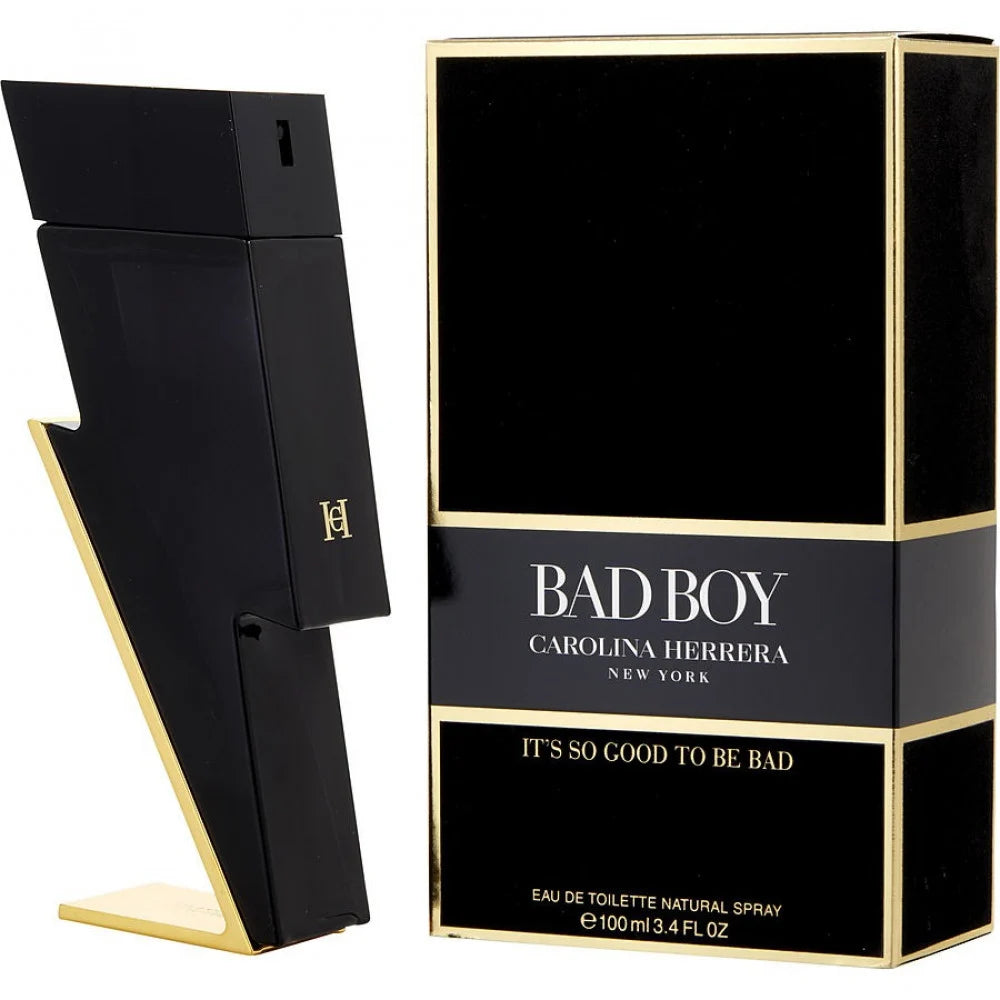 Carolina Herrera Bad Boy Men’s Eau de Toilette 100ml – Men’s Fragrance Perfume