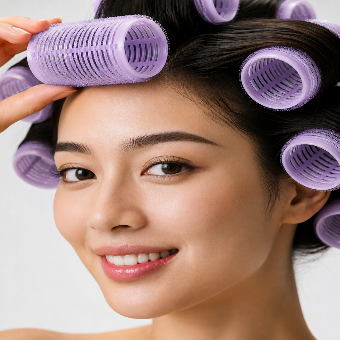 Hair Pro Hair Rollers-Lavander-6pcs