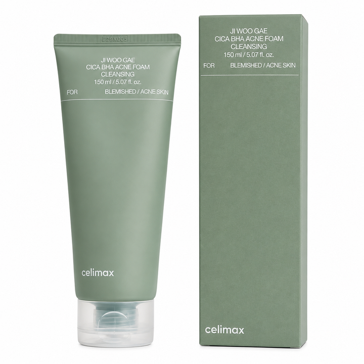لصقات عناية بالبشرة Celimax Ji Woo Gae Cica Bha Foam Cleansing