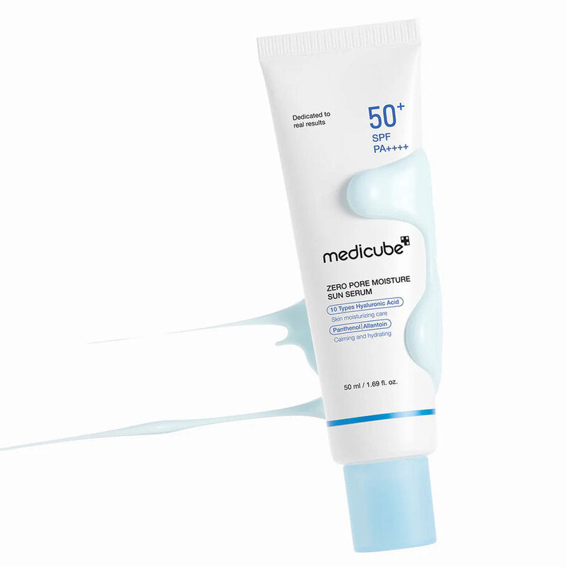 سيروم مرطب شمس بمستخلص نبات الزيرو بور من ميديكوب بمعامل حماية SPF 50+، 50 مل
