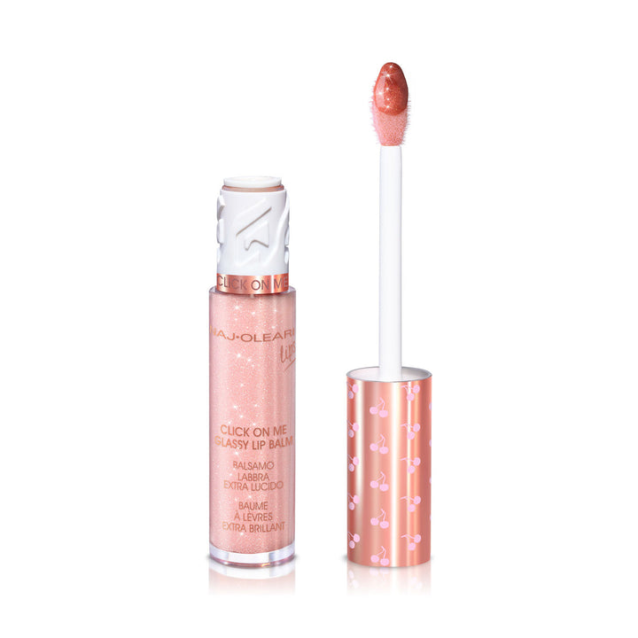 بلسم شفاه مرطب ناج أولياري Make Up Click On Me Glassy Lip Balm 01 Pearly نيود Nudo Perlato