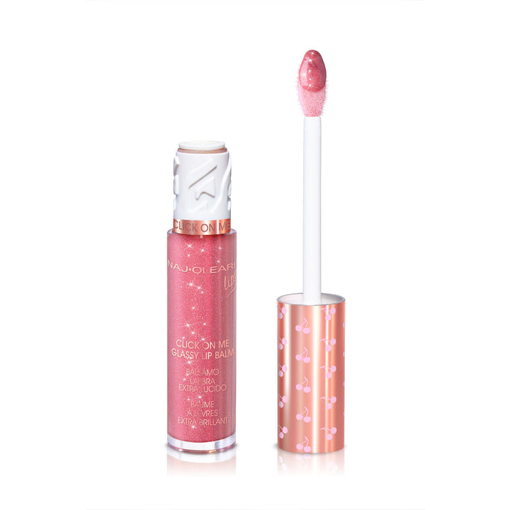 بلسم شفاه مرطب ناج أولياري Make Up Click On Me Glassy Lip Balm 02 Luminous بينك Rosa Luminoso