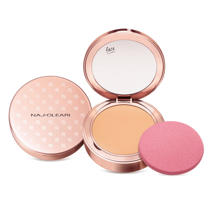 فاونديشن ناج أولياري Make Up Moist Infusion Cream Compact Foundation 02 Honey Miele