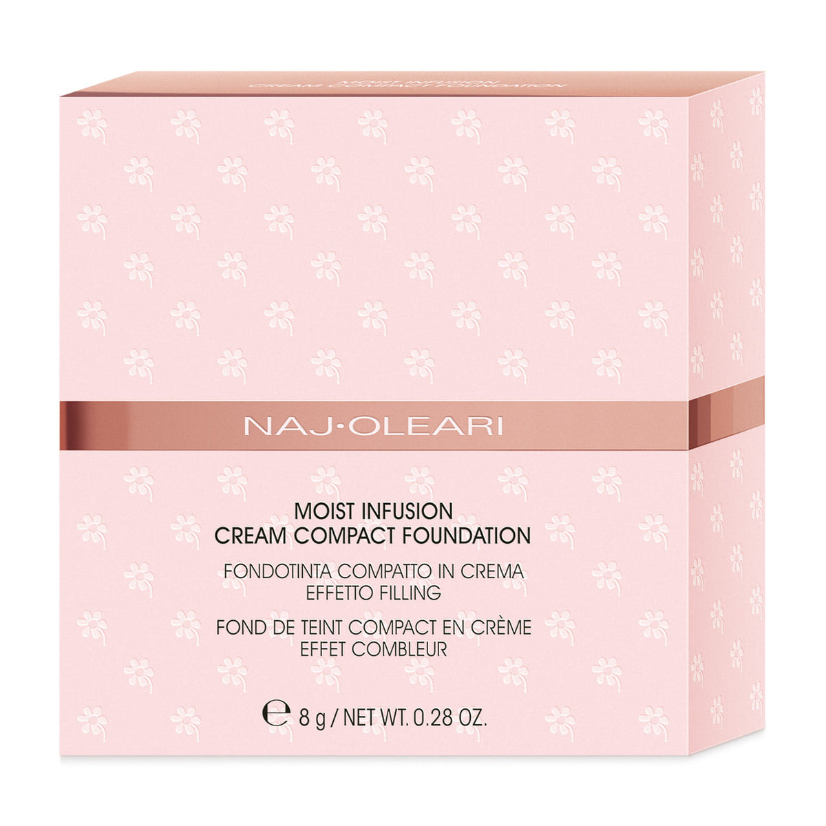 Naj.Oleari Make Up Moist Infusion Cream Compact Foundation 02 Honey Miele