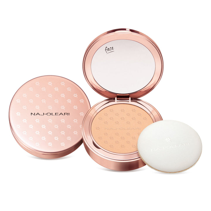 بودرة مكياج ناج أولياري Make Up Skin Caress Pressed Powder 01 Warm Beige Caldo
