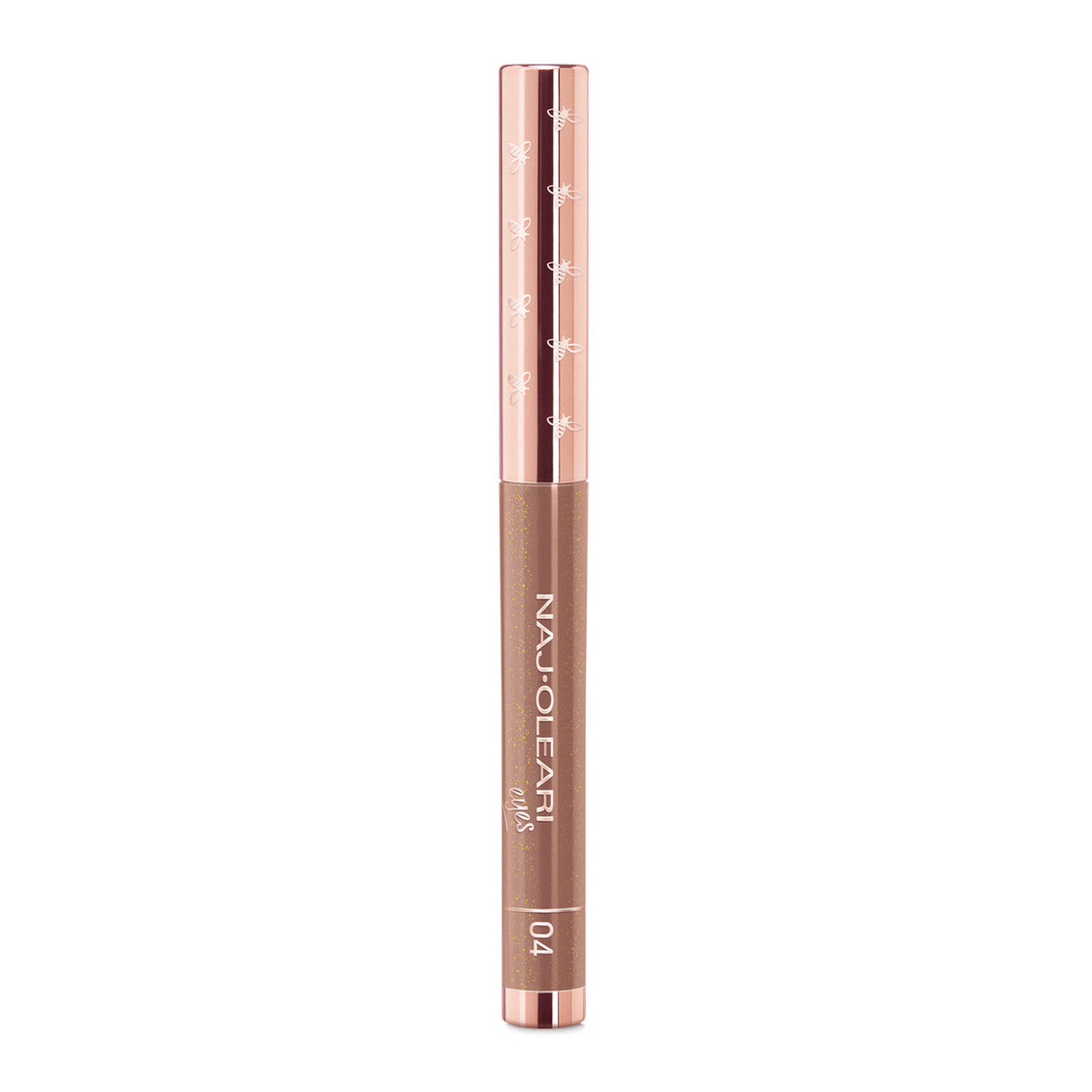 NAJ.OLEARI MAKE UP ABSOLUTE STAY EYESHADOW 04 بني ذهبي