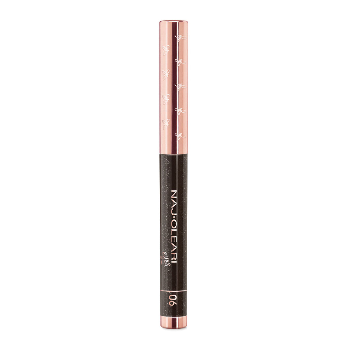 NAJ.OLEARI MAKE UP ABSOLUTE STAY EYESHADOW 06 VINYL BLACK نيرو فينيل