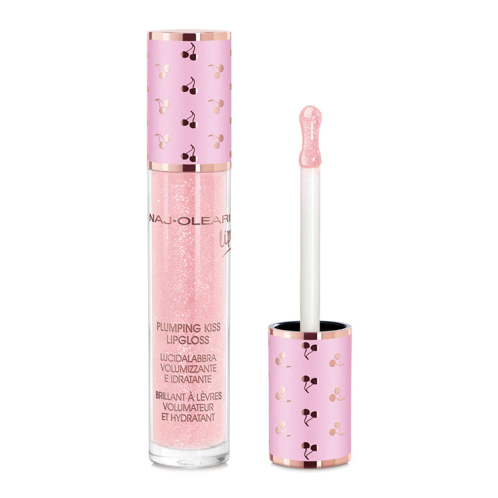 منتج مكياج ناج أولياري Make Up Plumping Kiss Lip Gloss 02 Cotton كاندي بينك Rosa Zuccero Filato