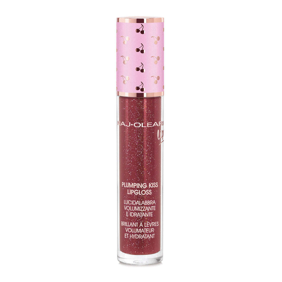 NAJ.OLEARI MAKE UP ملمع شفاه PLUMPING KISS 07 GRENADINE RED ROSSO GRANATINA