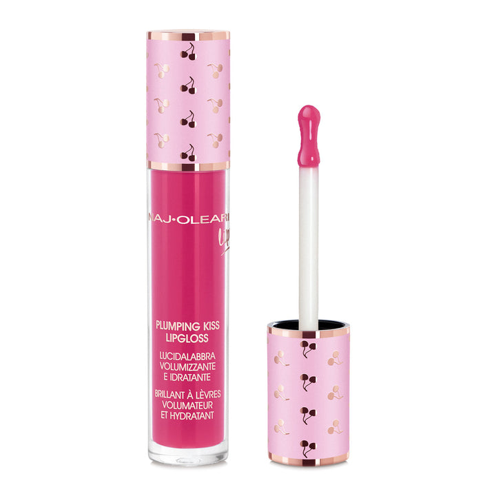 منتج مكياج ناج أولياري Make Up Plumping Kiss Lip Gloss 08 Pearly Cyclamen بينك Rosa Ciclamino Perlato