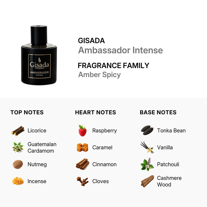 Gisada Ambassador Intense Men's Eau de Parfum 100ml