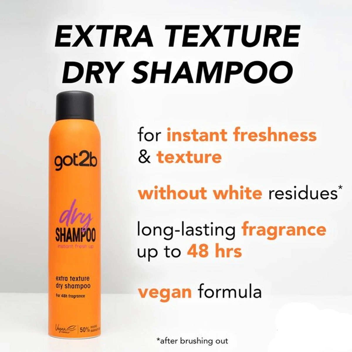 Got2b Dry Shampoo Extra Texture Grapefruit & Amber 200 Ml
