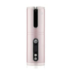 cozmo portable automatic hair curler baby pink