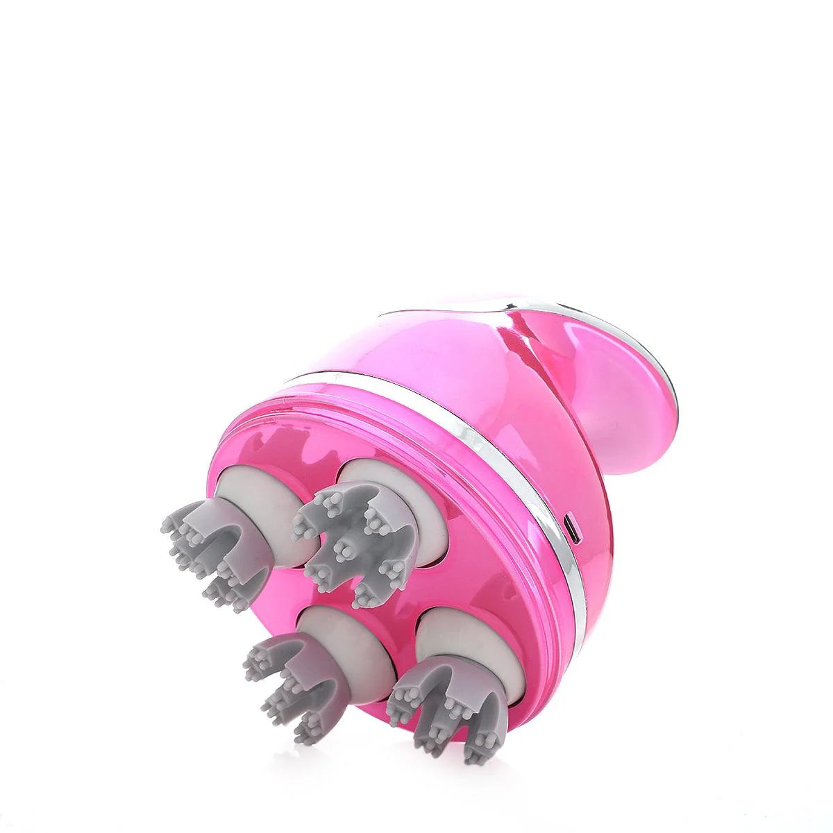 true enjoy scalp massager glossy pink