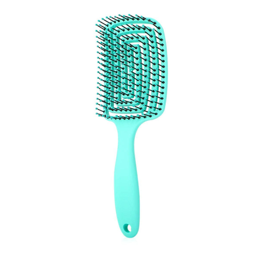 evo professional hair brush green