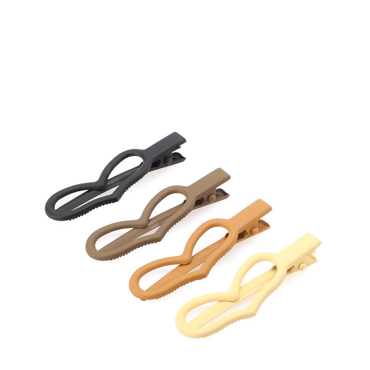 FUCHSIA SEAMLESS NO CREASE HAIR CLIPS - LOVE