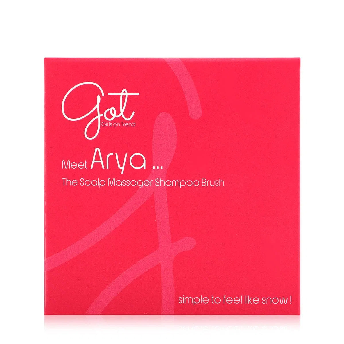 GOT ARYA SHAMPOO BRUSH - PURE BLACK