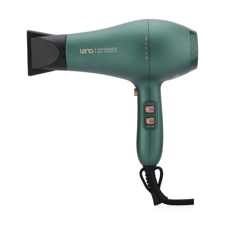lena infrared ionpro 2500w hairdryer green