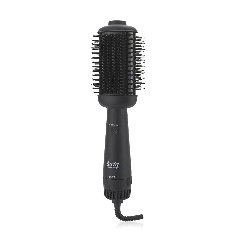 LUCIA 2 in 1 STYLING BRUSH - BLACK