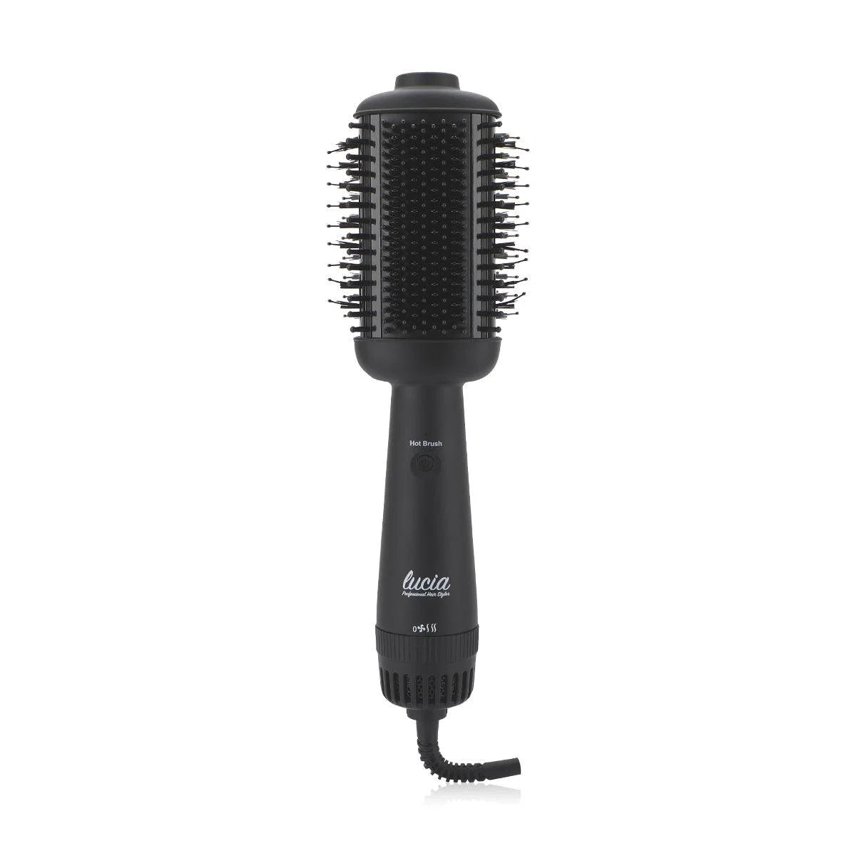 LUCIA 2 in 1 STYLING BRUSH - BLACK
